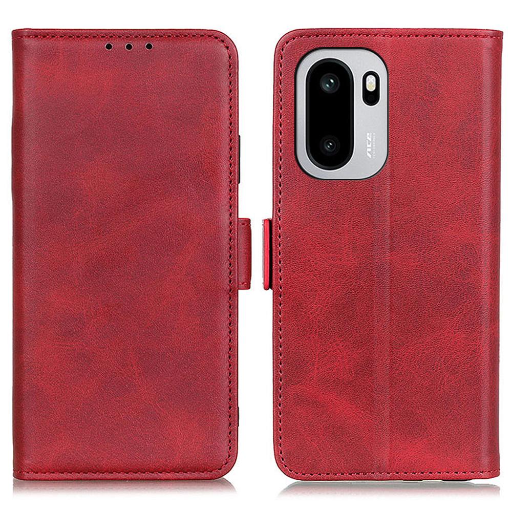 Phone Case For OnePlus 15R 5G / Ace 6 5G / Ace 6T 5G Stand Cowhide Texture PU Leather Cover