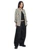 Nomaenyueol Painted Two Tuck Pants - Black
