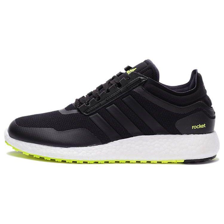 

Adidas Rocket Boost Comfortable Shock Absorption Slip Resistant Durable Low Top Running Shoes Men Running Shoes Black BB1182 44⅔