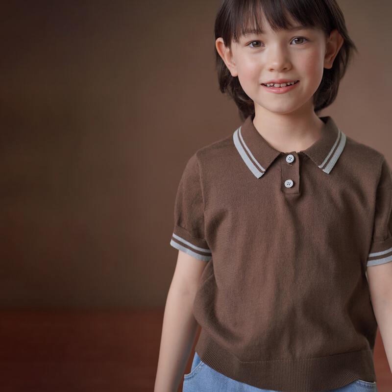Hacikis Kids Summer Unisex Cotton Polo T-Shirt 170