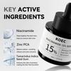 KOEC Niacinamide 15% Facial Serum Face Serum Pore Minimizer Oil Control Brightening Skincare 1.01 Fl Oz