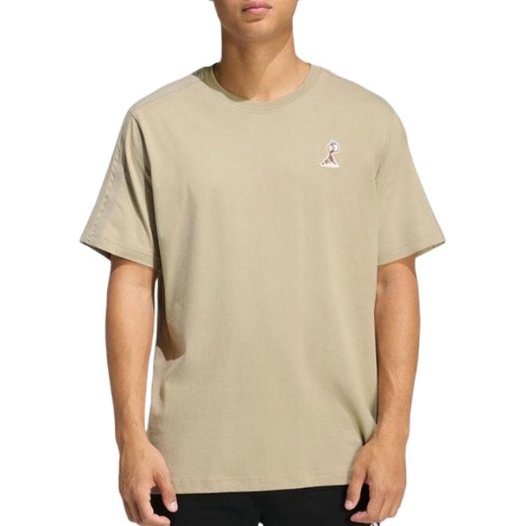 adidas Sports Casual Pullover Round Neck Comfortable Short Sleeve T-Shirt Men Tops KB4846