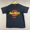 T-ShirtVTG Hard Rock Cafe Shanghai All Is One Segno della Pace Blu Navy Cotone T-Shirt M