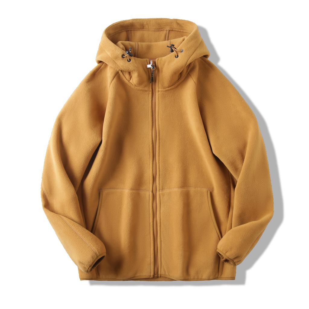 Autumn Winter  Sports Thick Warm Fleece Hoodie Men's Casual Comfortable Coat