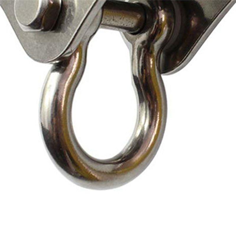 ABJI-1 Pcs Outdoor Hammock Hook 304 Stainless Steel Swing Hook Indoor Wall Fixed Hook Safety Buckle