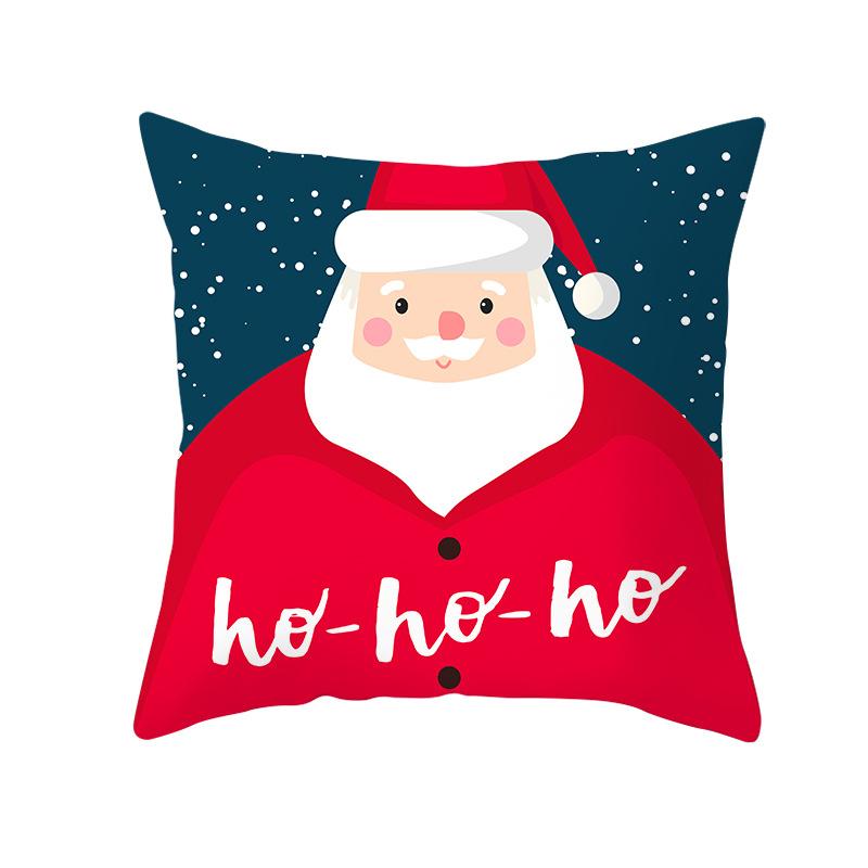 Red Series Christmas Peach Velvet Cushion Cover New Sofa Cushion Cover Square Cushion Cover