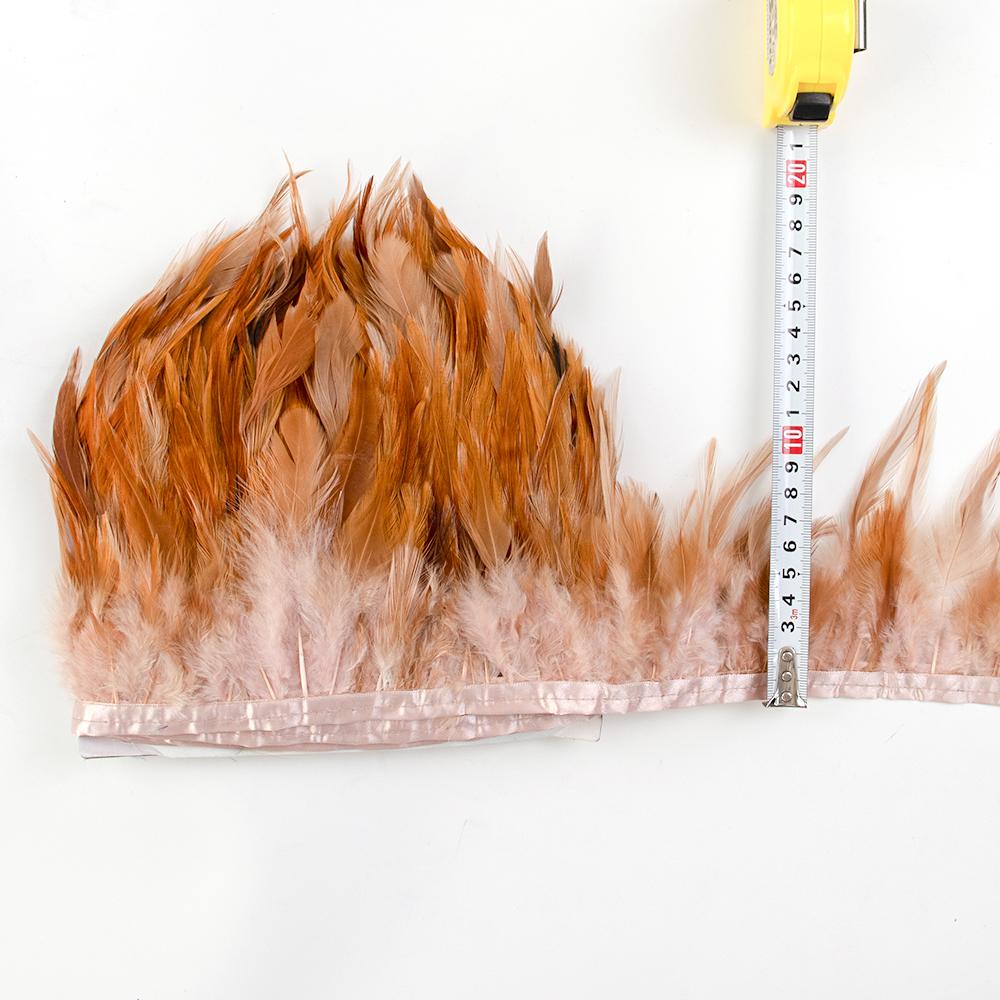 10 Meter 14 Coloful Chicken Feather Trim Fringe Diy Party Skirt Crafts Top Quality Pheasant Feathers For Sewing In Dress Decor