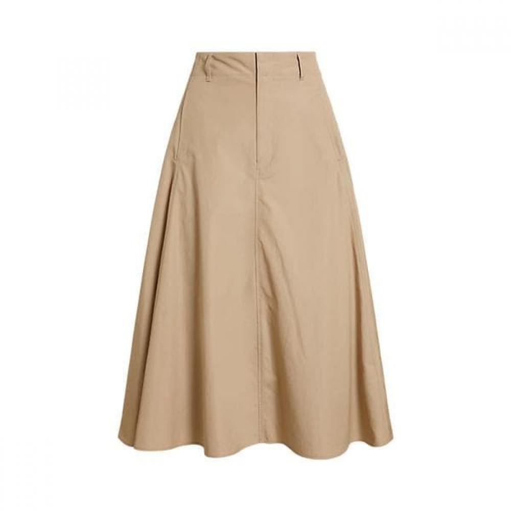 Polo RAlph LAuren Women S Cotton A Line Midi Skirt wmpoSktndc20141200 0