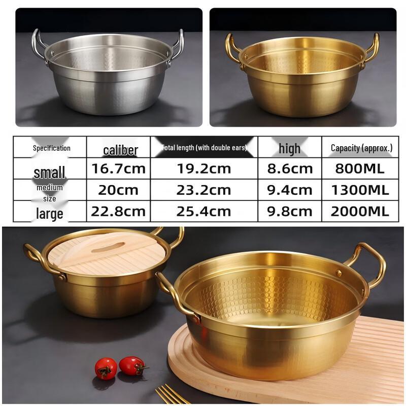 304 Stainless Steel Korean Noodle Pot