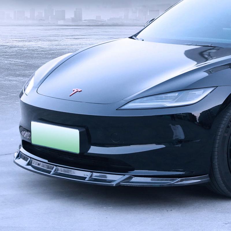 For Tesla Model 3 2024-2026 Accessories Bumpers Front Lip Front Bumper Diffuser Spoiler Wing for Model 3 Highland Accessories