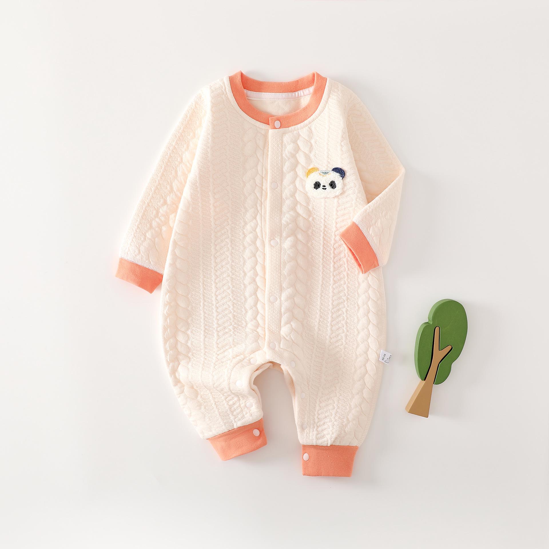 

Весенне-осенний утепленный комбинезон-бабочка для новорожденных и малышей – Толстый, трехслойный, теплый для игр на улице 66 cm