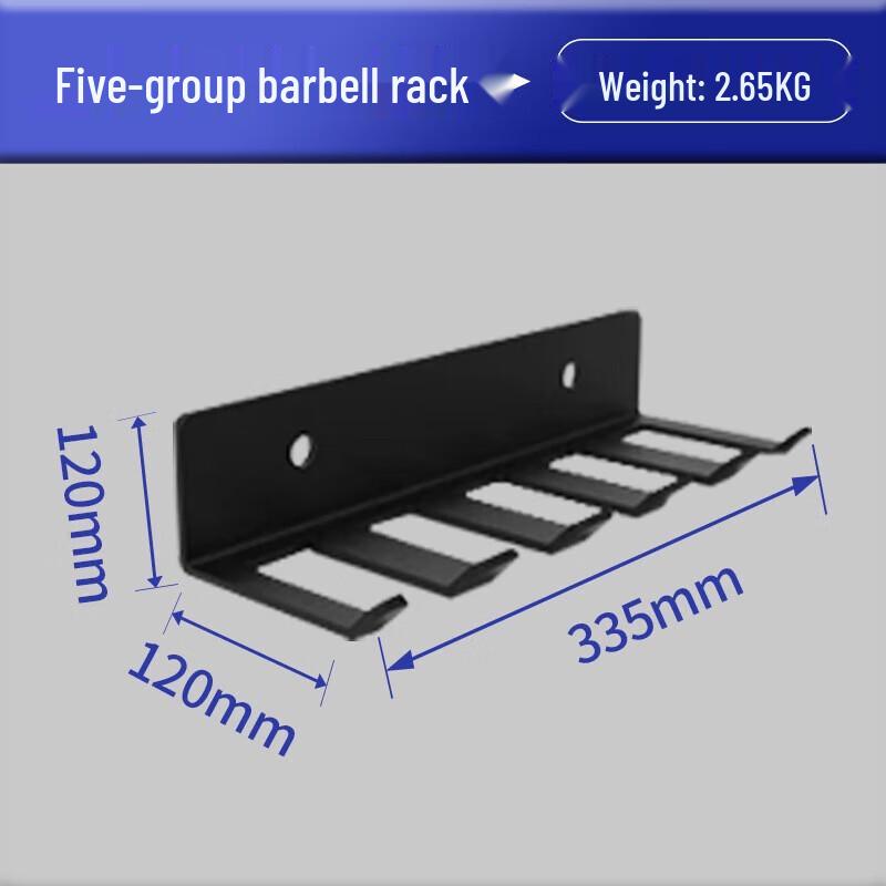 

WEZHO Olympic Weight Plate Wall Storage Rack