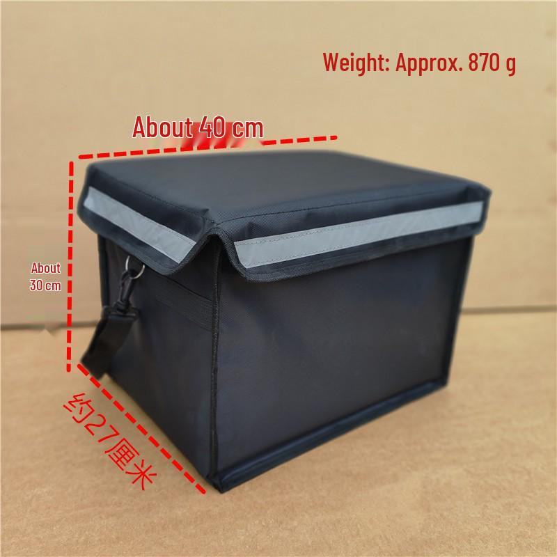 Insulated Portable Meal Box for Delivery - Suitable for Car & Bicycle