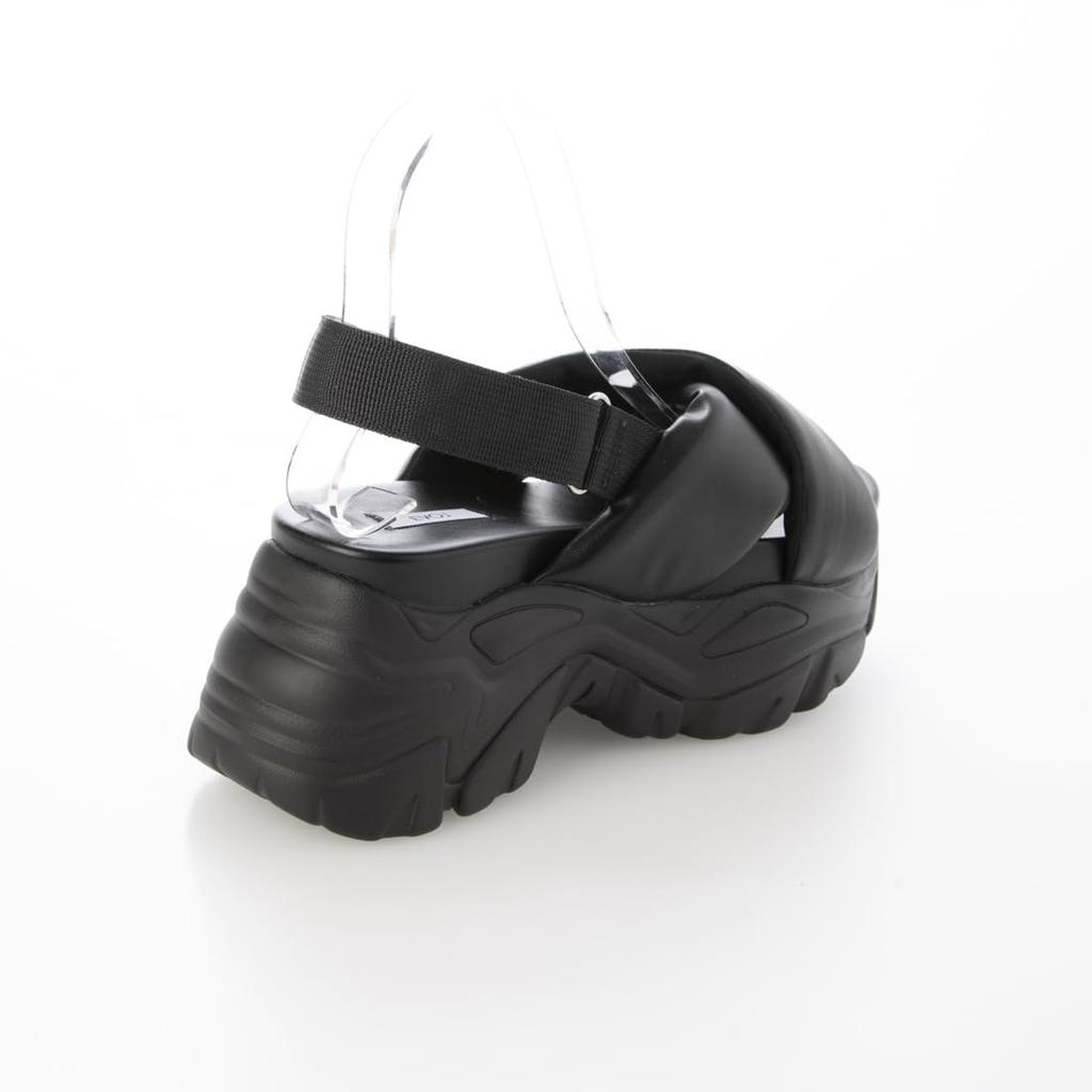 EVOL Women's Padded Platform Cross-Strap Sandals (Sizes XS-LL, Soft) IY5737 BL Large