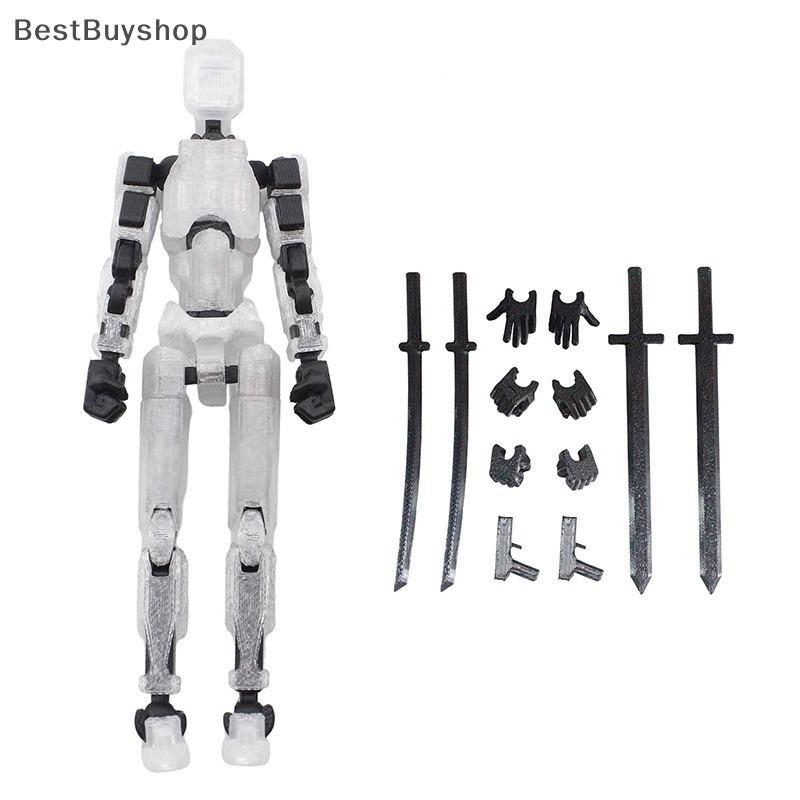Multi-Jointed Movable Robot 3D Printed Mannequin Toyslucky 13 Dummy Action Figures Toys Gifts Game Gifts Hot Orange