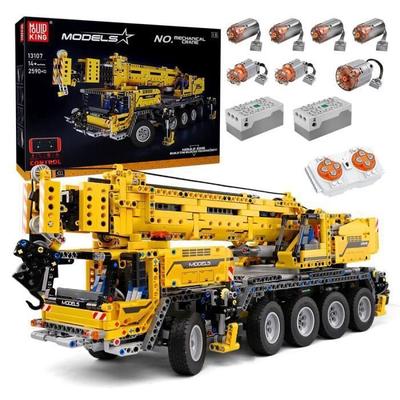 Stavebnice kompatibilní 13107 jeřáb auto jeřáb kamion jeřáb mobilní upínací moduly.