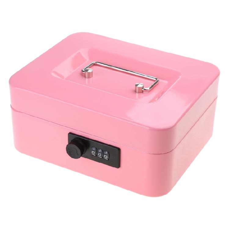Safe Home Shop Steel Mini Money Box Security Cash Box Storage Box for Coin Money