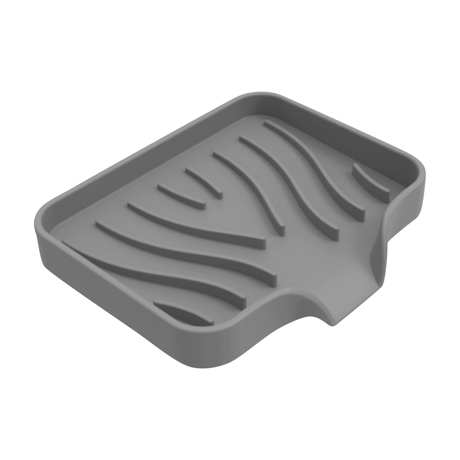 

Силиконовая мыльница с , держатель для кускового мыла для душа, ванной комнаты и органайзер для кухонной раковины, самоотводящий поддон для мыла One Size