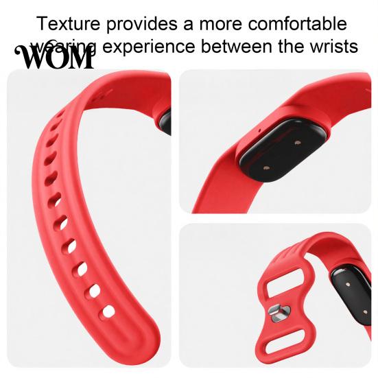 Water Resistant Watch Band Silicone for Google Fitbit Air, Sweat Replacement Sport Band, Adjustable Fitness Tracker Strap