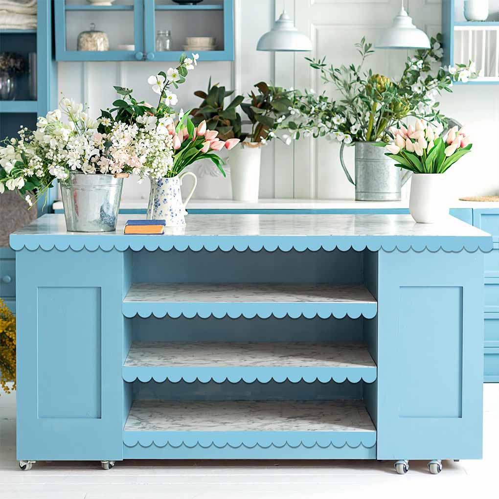 Scalloped Unfinished Decorative Edge Wooden Strips Moulding For DIY Crafts Moulding Trim Border Trim