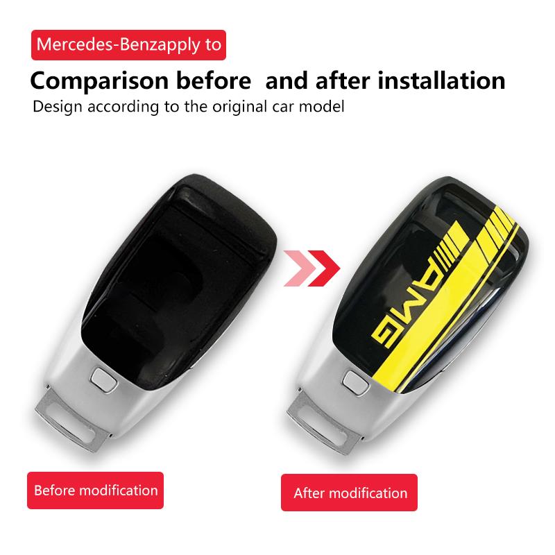 For Mercedes-Benz key rear cover modification new E-class C-class GLC-class new A-class GLE rear cover case