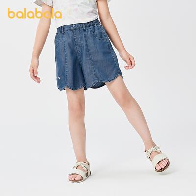 Balabala Children's Clothing Girls' Denim Shorts