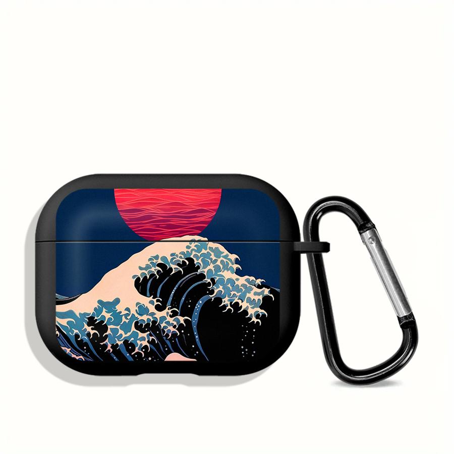 

Мультяшный чехол Цунами в океане для Airpods 1 2 Pro2 4 Pro3 Pro 3 Чехлы для наушников Обложка Airpods Pro 2