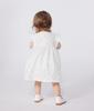 Frilled Dress and Bloomer Set A0CD5 12 Months 74cm [Petit Bateau] Off-white/multi-color