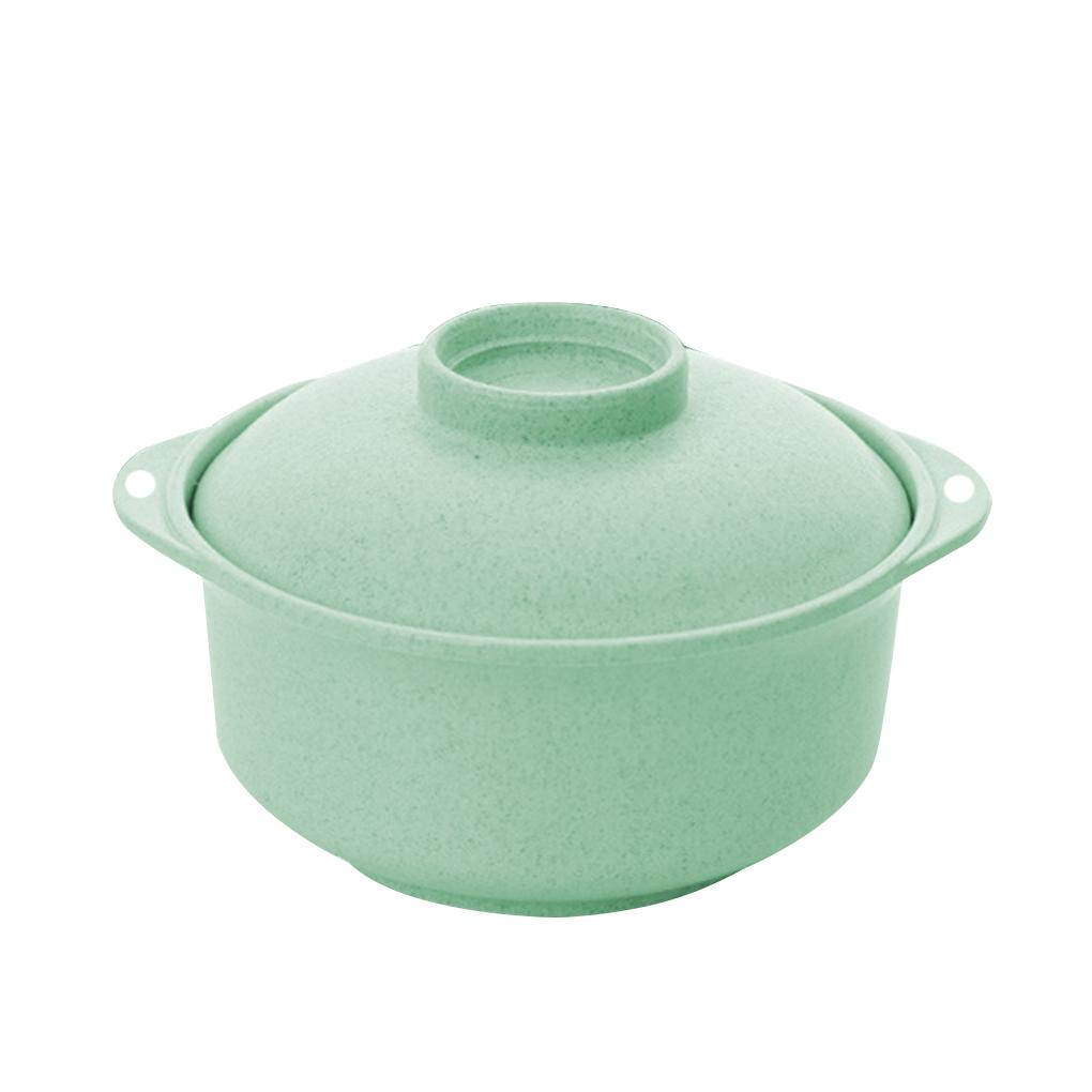 Instant Noodles Bowl with Lid Japanese Style Students Noodle Soup Rice Ramen Bowl Tableware