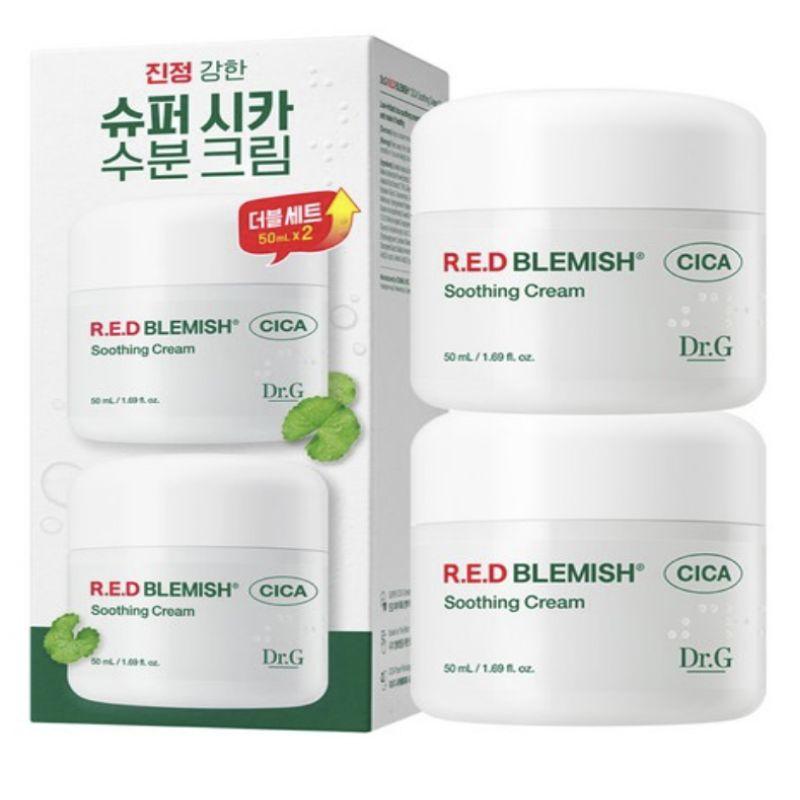 Dr.G Green Mild Up Red Blemish Cica Soothing Cream 50ml x 2