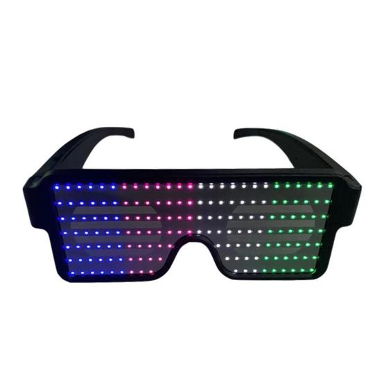 Electronic Eyeglasses with Luminous LED Light Birthday Party Carnival Props