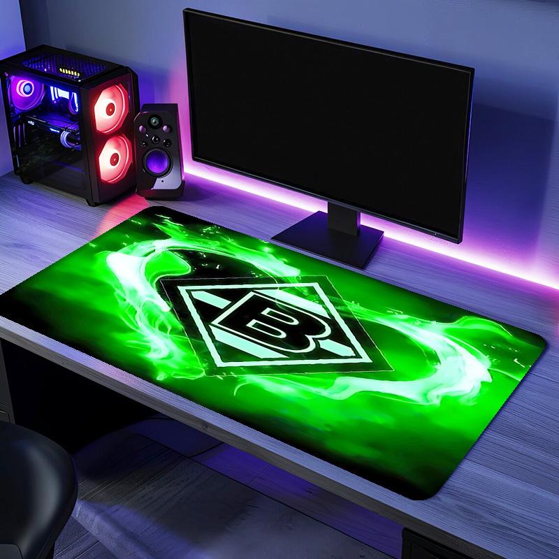 Borussia Mönchengladbach LOGO Mouse Pad - Non-Slip Rubber Base, Smooth Surface for Work,Gaming,Office,And Home Use, Desk Mouse Pad