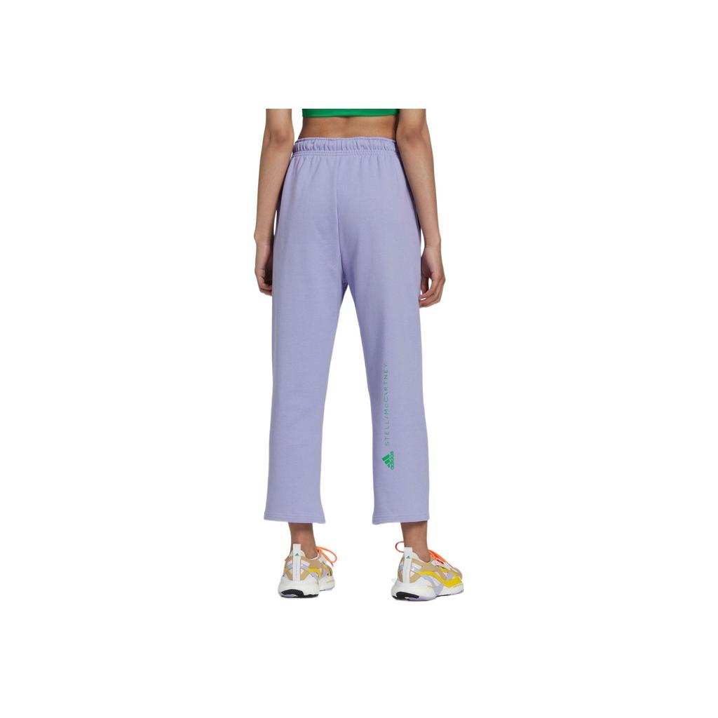 adidas by Stella McCartney Women's Loose Wide-Leg Track Pants Light Purple IB5880