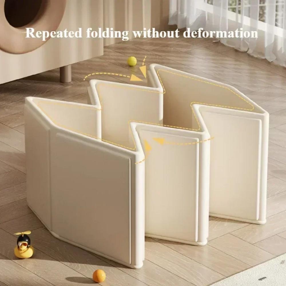 Foldable No Installation Bathtub for Kids Toddler Bath Tub with Drain Plug Space Saving PVC Portable Bathtub For 0-5 Years Old