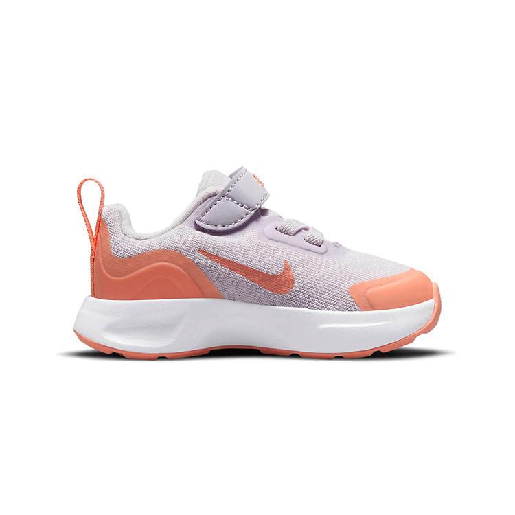 Nike Wearallday TD Slip Resistant Cushioning Abrasion Resistant Low Top Running Shoes Orange Purple Infant And Toddler CJ3818-500
