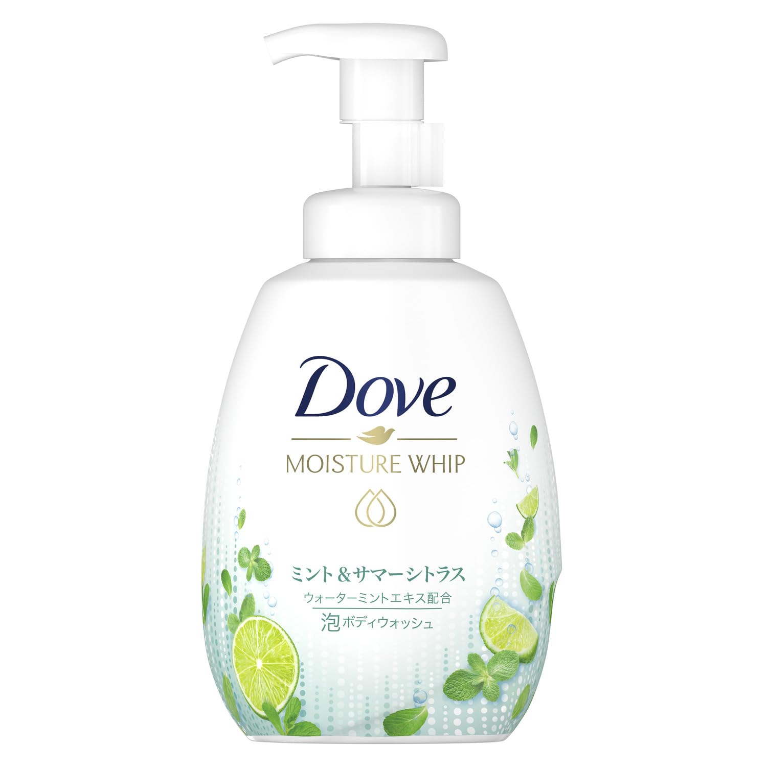 

Dove Moisture Whip Foam Body Wash Мята Летний Цитрус Pump &