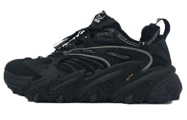 Li Ning X Claw Амортизация Скользкая Устойчивая к истиранию Низкие Повседневные Кроссовки Мужские Черные AGLQ013-4 40