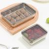 1000 ml/2000 ml/800 ml/400 ml Crisper-Box, große Kapazität, Lunchbox mit versiegeltem Deckel, verhindert Geruch, Aufbewahrungsbox