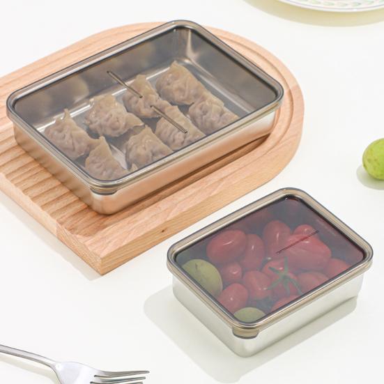 1000 ml/2000 ml/800 ml/400 ml Crisper-Box, große Kapazität, Lunchbox mit versiegeltem Deckel, verhindert Geruch, Aufbewahrungsbox