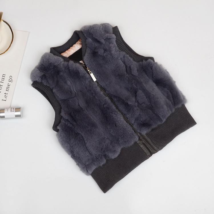 Autumn and winter warm real rabbit