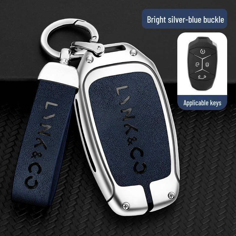 Compatible Lynk&Co 010203+05+0609 Metal Car Key Cover
