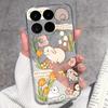 Cases For Redmi 17 17C / Xiaomi 17T Pro / 17 Pro Max 17 Ultra 17 Max Cute Girl Label Pattern Phone Covers Transparent TPU Ultrathin Lightweight Bumper