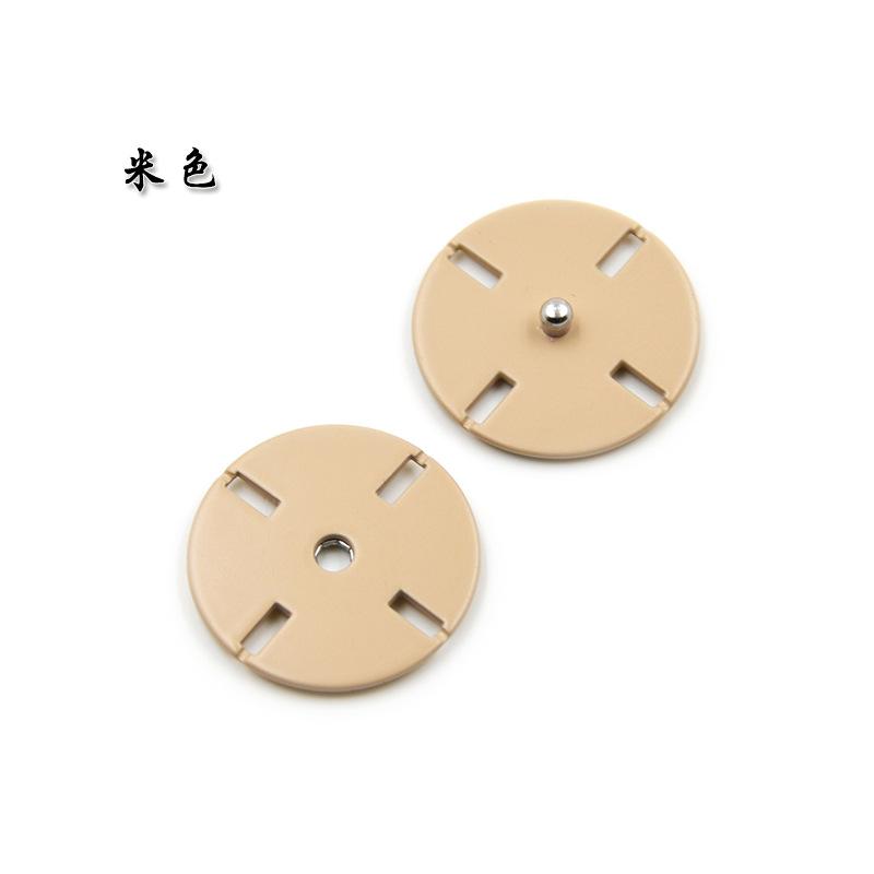 Three Love Flat Metal Button Snap Button Wool Coat Down Jacket Invisible Concealed Button Button