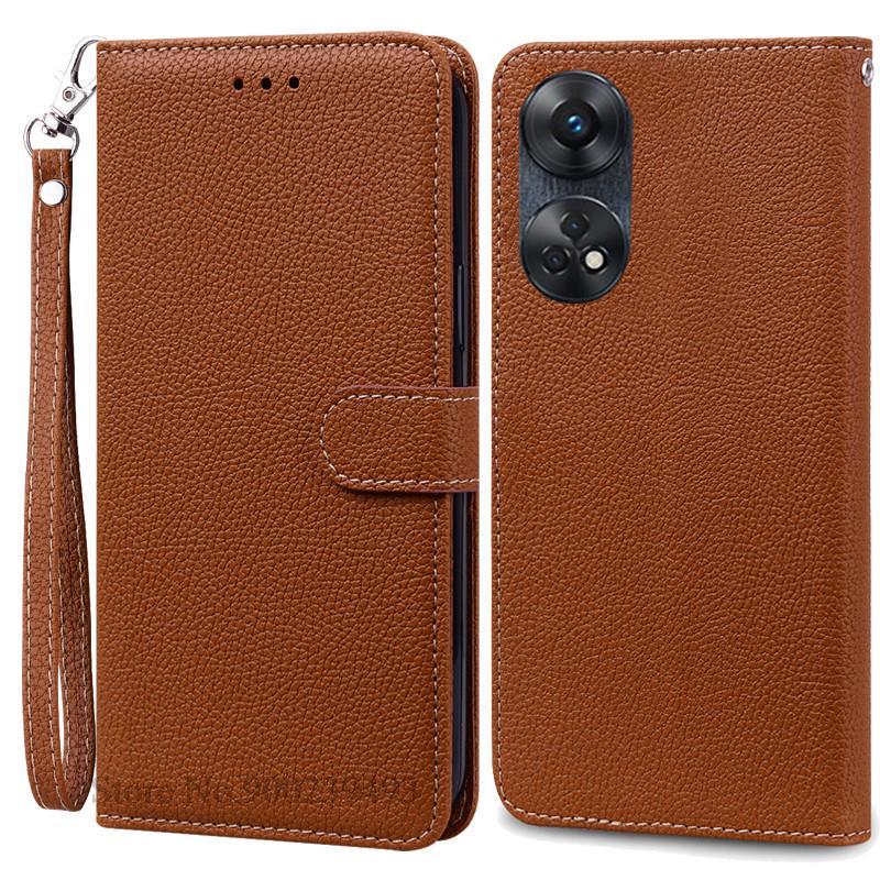 For OPPO Reno8 T Case Reno8T Soft Silicone Wallet Flip Case For OPPO Reno8 T 4G Case Reno 8T 5G Leather Cover Fundas Coque