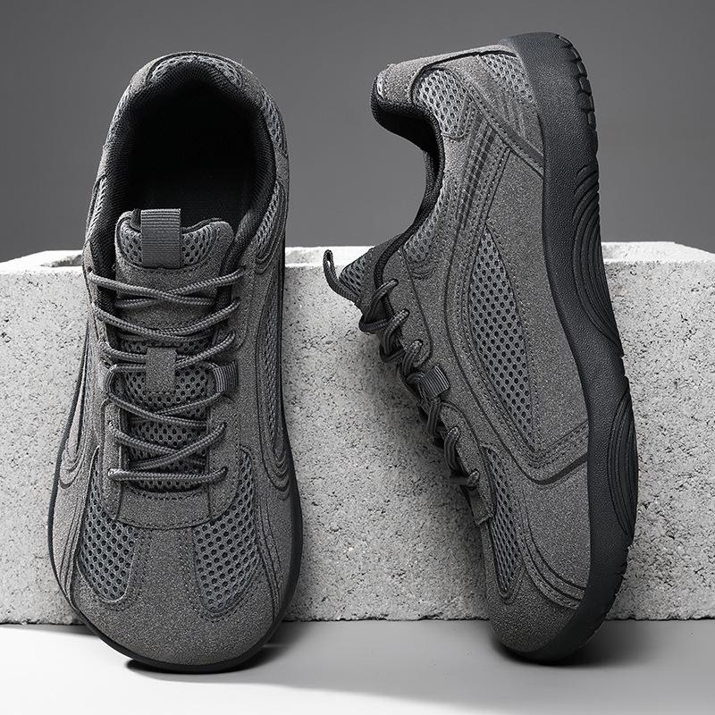 Spring 2026 Men's Wide Toe Non-slip Barefoot Hiking Shoes - Wear-resistant, Casual Outdoor Footwear.