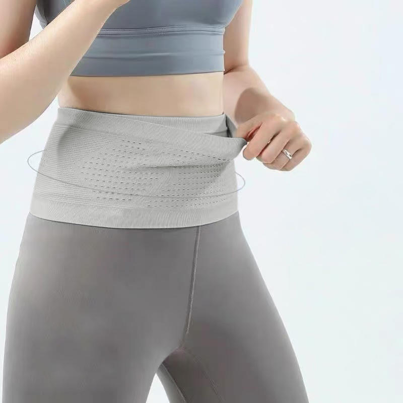 Multifunctional Knit Breathable Concealed Waist Bag Adjustable Running Belt Running Waist Pack with Large Capacity Running Waist Packs
