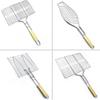 Fish Grill Basket Fish Grill Net with Wide Handle Useful BBQ Tool