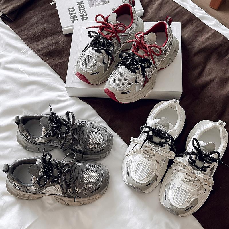 

Mazurism thick-soled gray women s autumn new lightweight sports and leisure running shoes 35 сірий колір