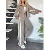 Spring and Autumn Casual Fashion Color Matching Sports Suit Women's Clothing