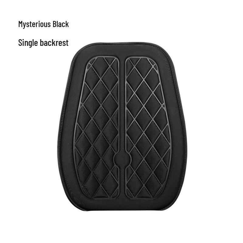 All-Season Universal Car Seat Cushion - Breathable, Anti-slip Ice Silk Cover for Rear Seats